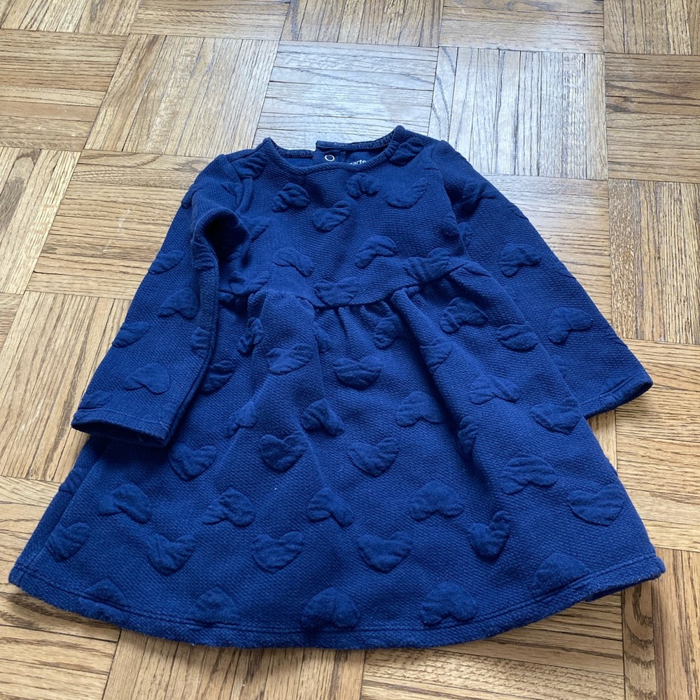 Carter's Blue Heart Dress